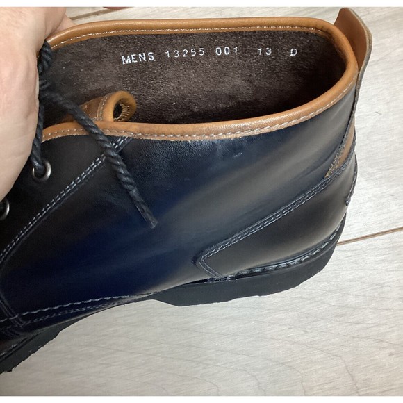 Florsheim Casey Chukka Boot 13255 Mens Black Leather Lace Up Dress Boots 13 main image 8